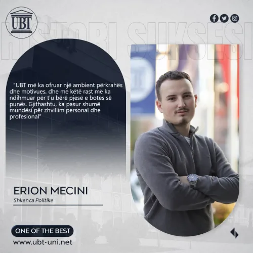 Erion Mecini - Shkenca Politike 