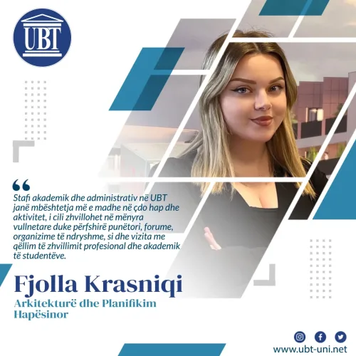 Fjolla Krasniqi - Arkitekturë dhe Planifikim Hapësinor 