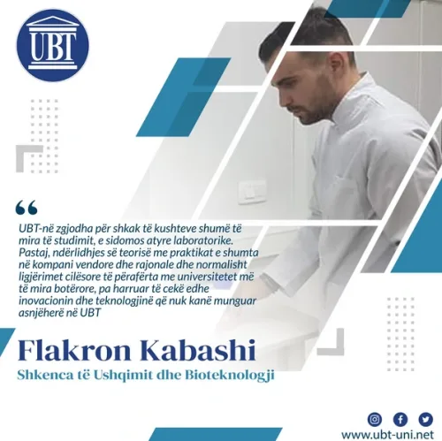 Flakron Kabashi - Shkenca të Ushqimit dhe Bioteknologji